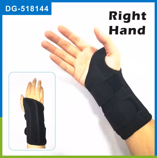Adjustable Right or Left Hand Wrist Splint Support Brace for Wrist Pain, Sprain, Carpal Tunnel