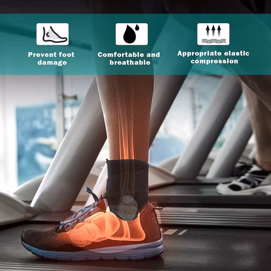 Elastic Ankle Protector Braces Support Compression for Sports Protection Adjustable Bandage Ankle Support Wrap