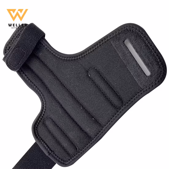 Elastic Circular Knit Hand Wrist Brace with Straps