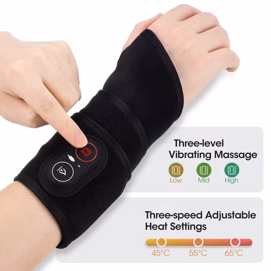 Brand New Wrap Pad Support Heated Warmers Band Hand Electric Cordless and Heating Wrist Brace